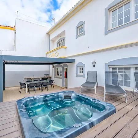 Full Private 180sqm - Terrace Jacuzzi - 200m & Sea View Villa Albufeira